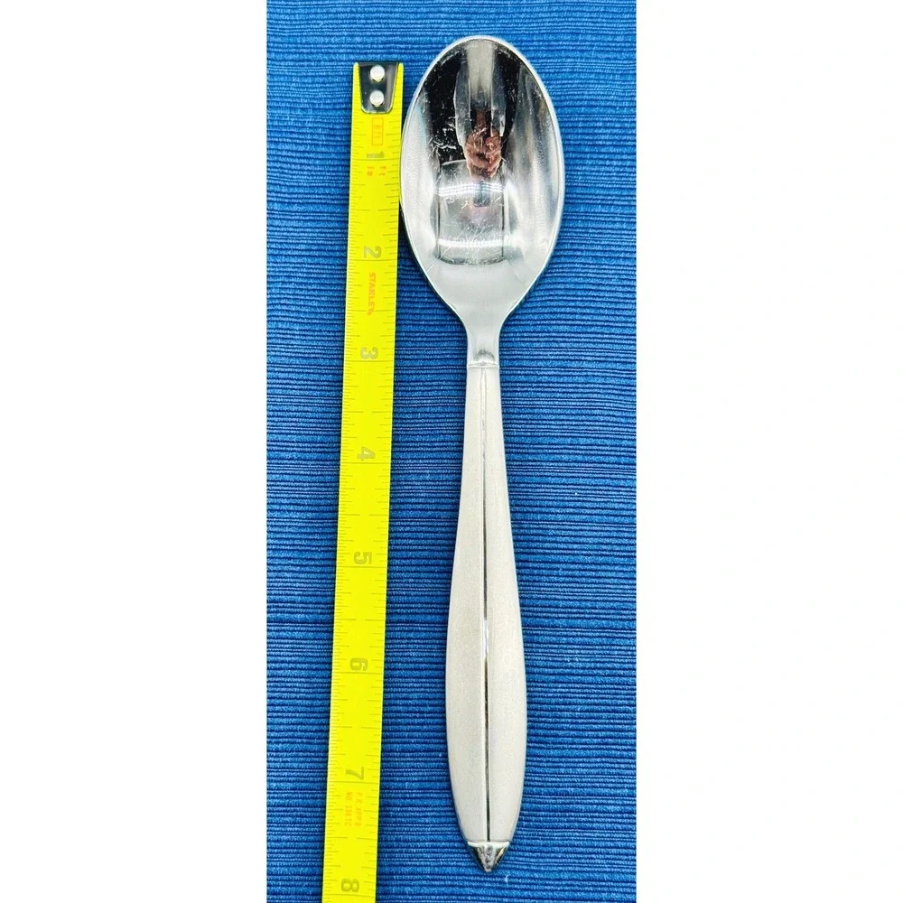 Cambridge Stainless Place Oval Soup Spoon 7 7/8 inch Lot of 5 CBS46 Satin Handle